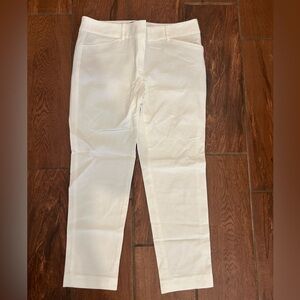 Talbots Hampshire size 6P white work pants
